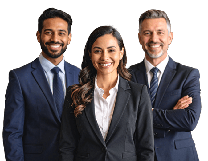 Professional lawyers team